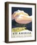 See America - Welcome to Montana I-null-Framed Giclee Print