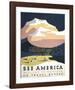 See America - Welcome to Montana I-null-Framed Giclee Print
