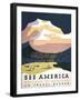 See America - Welcome to Montana I-null-Framed Art Print