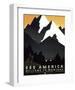 See America - Welcome to Montana II-null-Framed Giclee Print