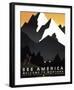 See America - Welcome to Montana II-null-Framed Giclee Print