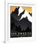 See America - Welcome to Montana II-null-Framed Giclee Print