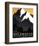 See America - Welcome to Montana II-Vintage Reproduction-Framed Art Print