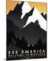 See America - Welcome to Montana II-Vintage Reproduction-Mounted Art Print