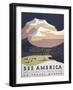 See America Welcome to Montana Poster-Stocktrek Images-Framed Art Print