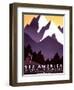 "See America: Welcome to Montana" Vintage Travel Poster-null-Framed Art Print