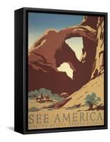 See America-Frank S. Nicholson-Framed Stretched Canvas