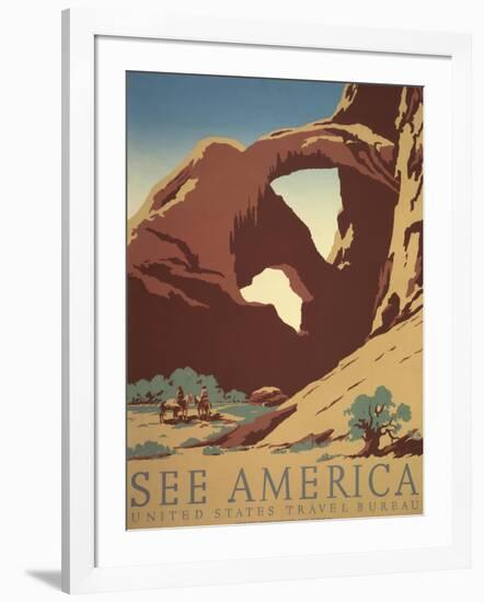 See America-Frank S. Nicholson-Framed Giclee Print