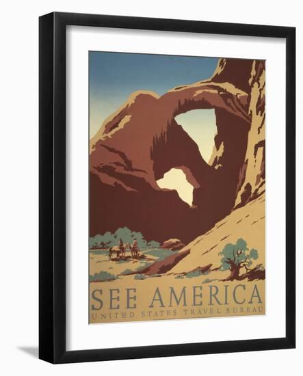 See America-Frank S. Nicholson-Framed Giclee Print