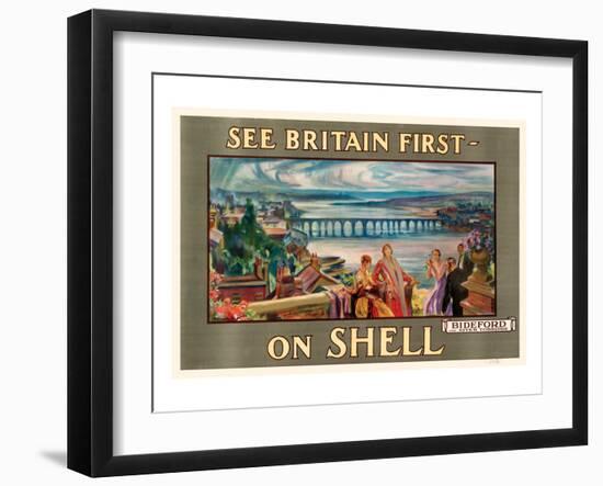 See Britain First on Shell-null-Framed Art Print
