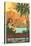 See Hawaii, Ocean Liner Advertisement-null-Stretched Canvas