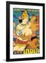 See India, Ajanta Frescoes, Cave Temples-null-Framed Art Print