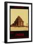 See India - Bengal Nagpur Railways, Konaruk, the Black Pagoda Poster-W.S Bylityllis-Framed Giclee Print