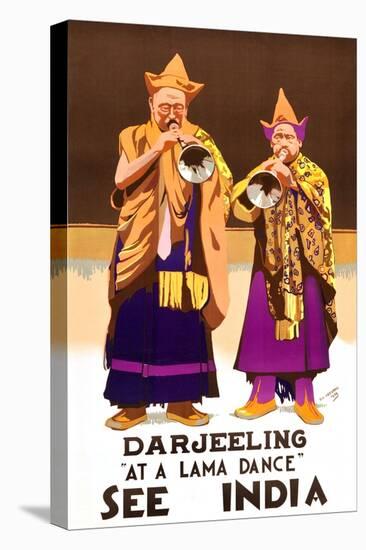 See India-Darjeeling-At A Lama Dance-Vic Veevers-Stretched Canvas