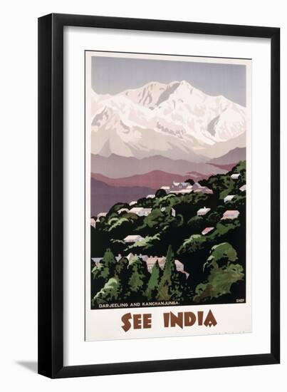 See India Poster-Shep-Framed Giclee Print