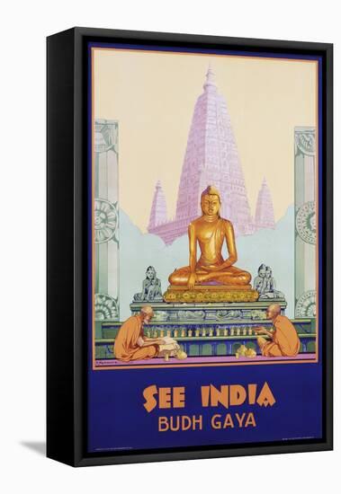 See India Poster-Dorothy Newsome-Framed Stretched Canvas