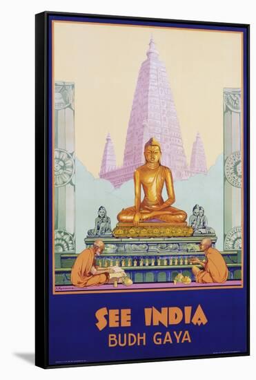 See India Poster-Dorothy Newsome-Framed Stretched Canvas