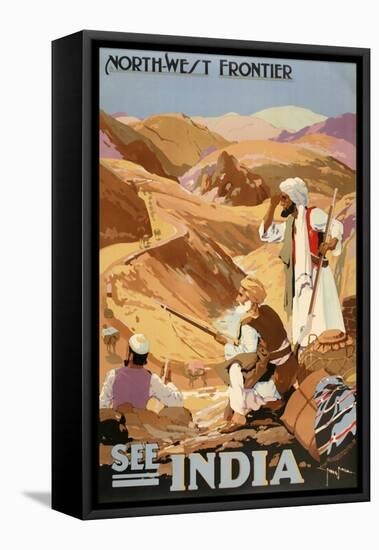 See India-null-Framed Stretched Canvas