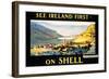 See Ireland First on Shell-null-Framed Art Print