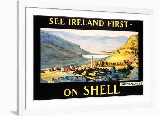 See Ireland First on Shell-null-Framed Art Print