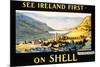 See Ireland First on Shell-null-Mounted Art Print