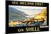 See Ireland First on Shell-null-Mounted Premium Giclee Print