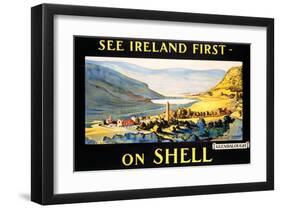 See Ireland First on Shell-null-Framed Art Print