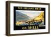 See Ireland First on Shell-null-Framed Art Print