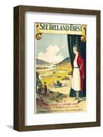 See Ireland First Travel Poster-null-Framed Photographic Print