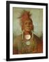 See-Non-Ty-A, an Iowa Medicine Man, 1844-45-George Catlin-Framed Giclee Print