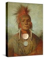 See-Non-Ty-A, an Iowa Medicine Man, 1844-45-George Catlin-Stretched Canvas