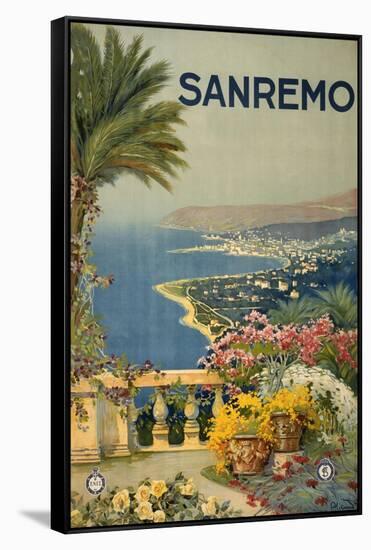 See San Remo-Studio W-Framed Stretched Canvas