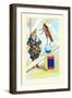 See Saw Balance Ball-Frolie-Framed Art Print