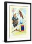 See Saw Balance Ball-Frolie-Framed Art Print