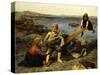 See-Saw by the Sea-Leis Schjeldrup-Stretched Canvas