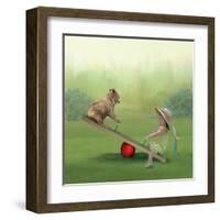 See Saw-Nancy Tillman-Framed Art Print