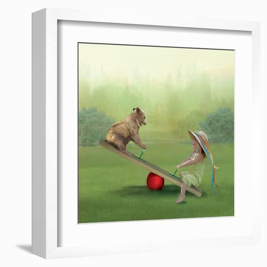 See Saw-Nancy Tillman-Framed Art Print