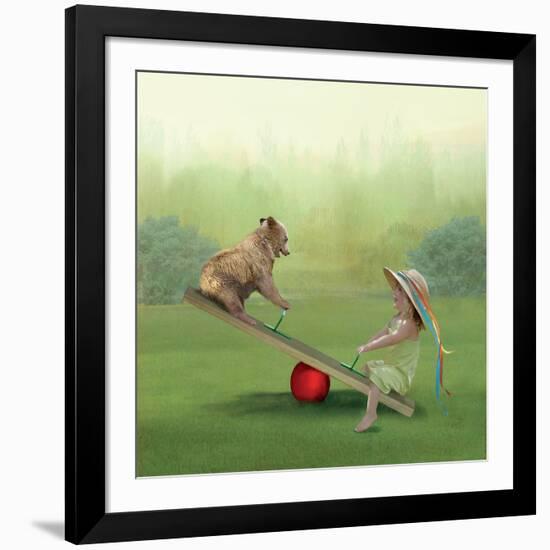 See Saw-Nancy Tillman-Framed Art Print