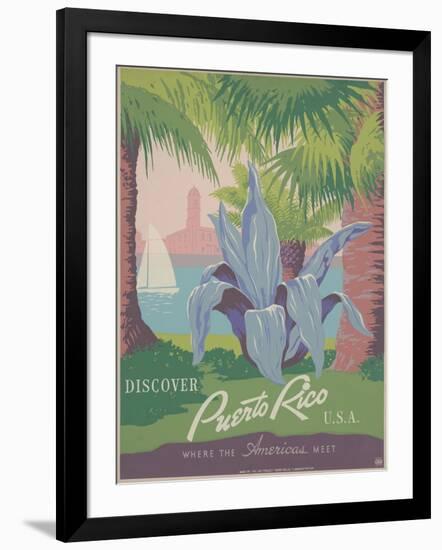 See South America IV-Studio W-Framed Art Print