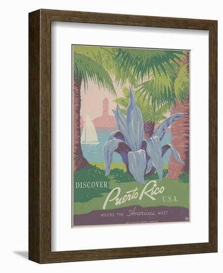 See South America IV-Studio W-Framed Art Print