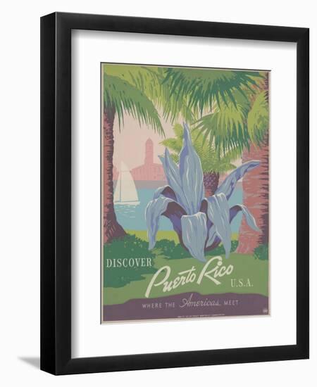 See South America IV-Studio W-Framed Art Print