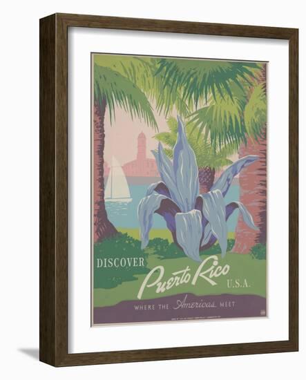 See South America IV-Studio W-Framed Art Print