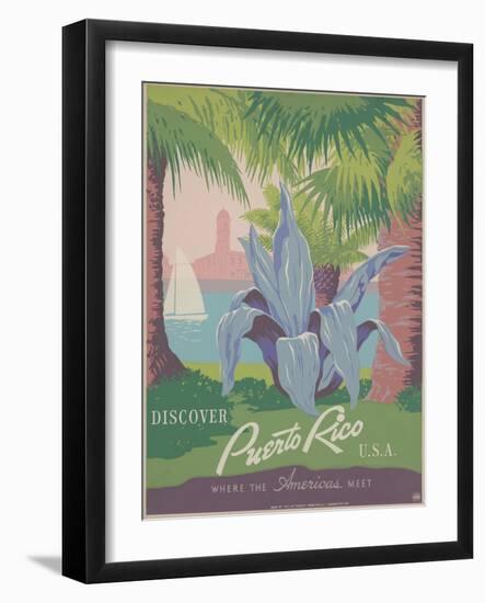 See South America IV-Studio W-Framed Art Print