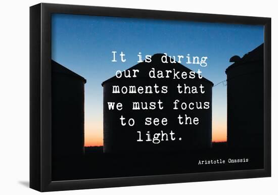 See The Light-null-Framed Poster