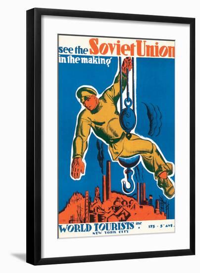 See The Soviet Union in The Making-null-Framed Art Print