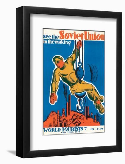 See The Soviet Union in The Making-null-Framed Art Print