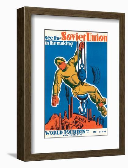 See The Soviet Union in The Making-null-Framed Art Print