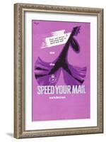 See the 'Speed Your Mail' Exhibition-Hans Unger-Framed Art Print