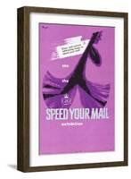 See the 'Speed Your Mail' Exhibition-Hans Unger-Framed Art Print