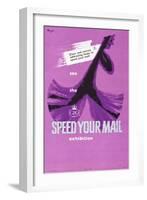 See the 'Speed Your Mail' Exhibition-Hans Unger-Framed Art Print